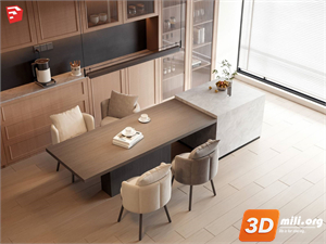 Kitchen island Skp Files